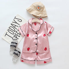 Elegant pajamas set featuring soft fabric and stylish design for ultimate comfort during sleep.