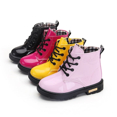 Children's sturdy boots designed for comfort and durability in outdoor adventures.