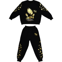 Elegant boys' sport suit designed for formal occasions and athletic events, combining style with comfort.
