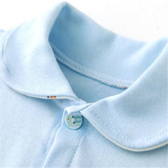 Newborn cotton onesie in soft fabric, providing ultimate comfort and style for your baby.
