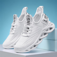 Breathable sports shoes designed for comfort and performance during athletic activities.