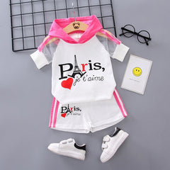 Stylish summer outfits for kids, featuring tailored suits suitable for warm weather occasions.