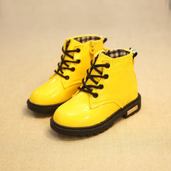 Children's sturdy boots designed for comfort and durability in outdoor adventures.