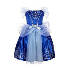 Summer Girls Dress Cartoon Cosplay Snow Queen Princess Dresses Elsa Dresses Anna Costume Baby Children Clothes Kids Clothing.