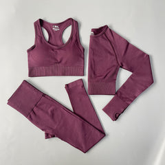 Seamless Women Yoga Set / Gym Clothes Sportswear 2/3/4pcs