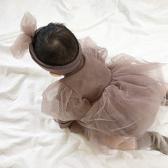 Baby Romper With Headband for Girls.