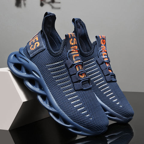 Breathable sports shoes designed for comfort and performance during athletic activities.
