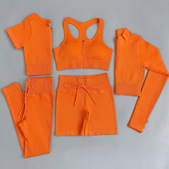 Stylish tracksuit and yoga set for women, perfect for workouts or casual wear.