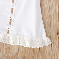Newborn Baby Cute Bow Sleeveless Princess Dresses.