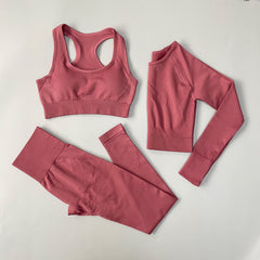 Premium yoga set sportswear designed for comfort and performance during workouts.