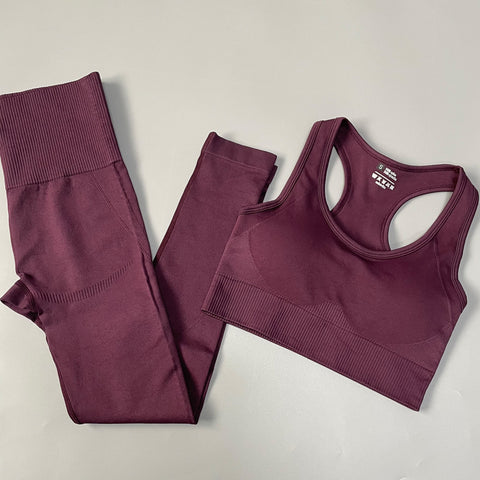 Seamless Women Yoga Set / Gym Clothes Sportswear 2/3/4pcs