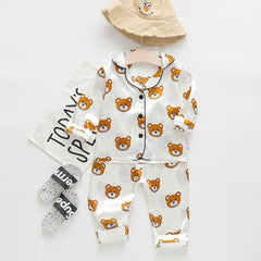 Elegant pajamas set featuring soft fabric and stylish design for ultimate comfort during sleep.