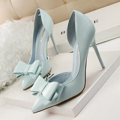 A pair of elegant stiletto heels showcasing refined design and sophistication for formal occasions.