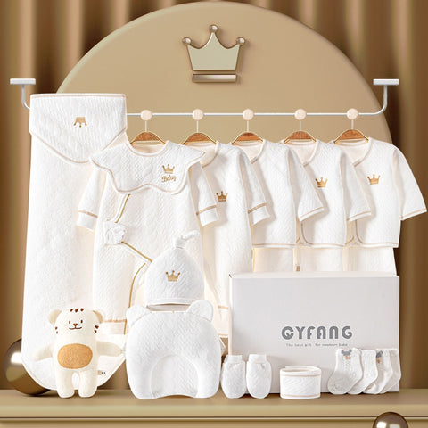 100% Cotton Kids Clothes Suit Unisex Infant Boys and Girls Clothing Set.
