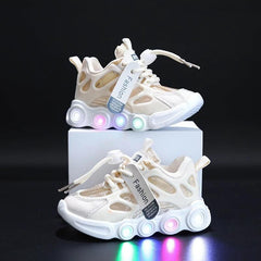 White leather waterproof shoes designed for style and protection in various weather conditions.