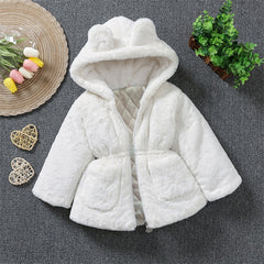 Winter Faux Fur Newborn Baby Girl Clothes Warm Children's Thicken Jacket For Baby Girls Coats For Kids Clothing 2022 Baby Coats.