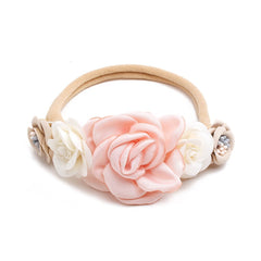 Lovely Lace Artificial Flower Headband Newborn Headband for Baby Girl.