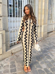 Elegant Sexy Flare Long Sleeve Bodycon Dress for Women.