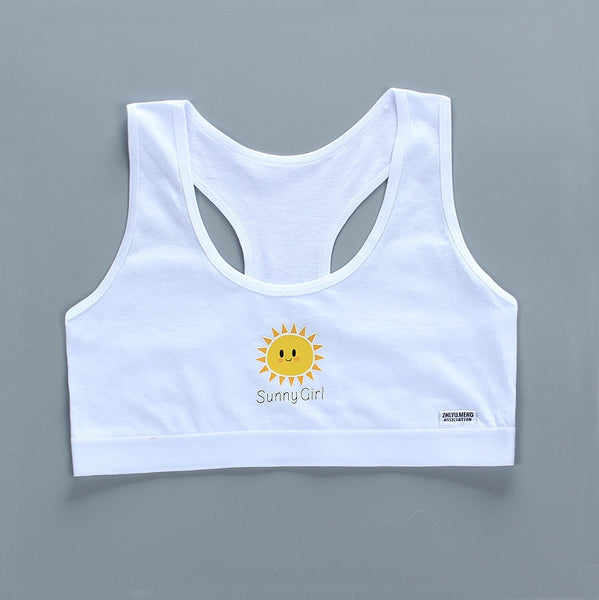 Girls Training Bras Kids Soft Underwear 2pcs