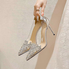 Elegant stiletto wedding shoes designed for grace and comfort on your special day.