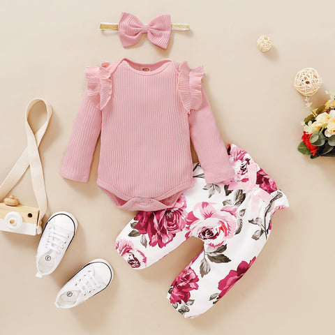 Newborn Baby Girl Clothes Set.