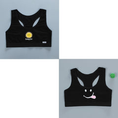 Girls Training Bras Kids Soft Underwear 2pcs