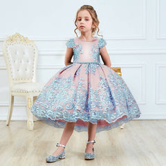 A captivating image of an enchanting princess in a stunning gown, showcasing her elegance and royal charm.