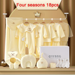 100% Cotton Kids Clothes Suit Unisex Infant Boys and Girls Clothing Set