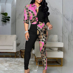 A sophisticated model showcasing the latest style trends in high fashion attire.