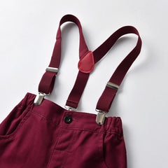 Christmas Outfit Red Plaid T-Shirts Pants.