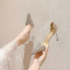 Elegant stiletto wedding shoes designed for grace and comfort on your special day.