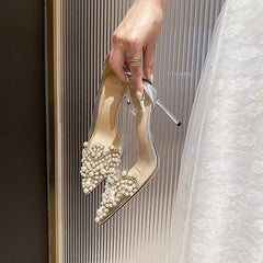 Elegant stiletto wedding shoes designed for grace and comfort on your special day.