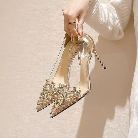 Elegant stiletto wedding shoes designed for grace and comfort on your special day.