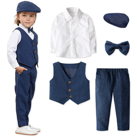 Elegant gentleman wearing a tailored blazer, showcasing refined style and sophistication in formal attire.