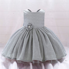 Summer  Elegant Sequin 1st Birthday Dress Toddler Girl Clothes For Kids Clothing Baptism Princess Party Costume Backless Prom.