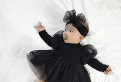Baby Romper With Headband for Girls.