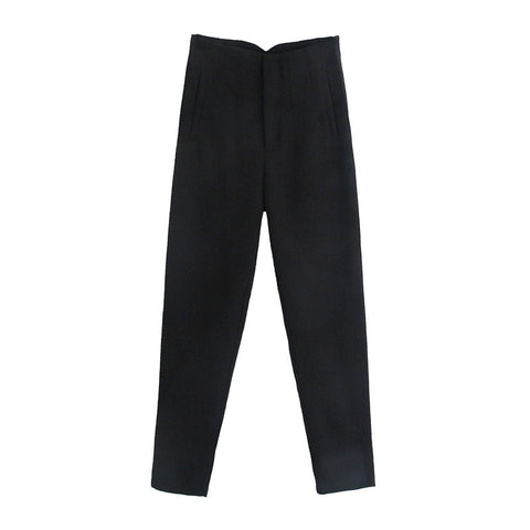 TRAF 2022 Pencil Women Pants 28 Color High Waist Pants for Women White Black Streetwear Woman Trousers Summer Office Wear Pants.